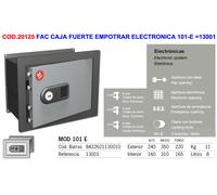 FAC Caja Fuerte Electrónica para Empotrar 101-E
