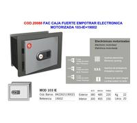 Fac caja fuerte empotrar electronica motorizada 103-ie 19002