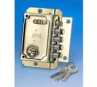 FAC Cerradura de sobreponer S-90P seguridad izquierda/o dorado