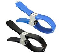 FACAIIO 30 clips de acero inoxidable para cubierta de piscina de 4.7 pulgadas para abrazaderas resistentes al viento con arañazos para protección sobre el suelo, color azul