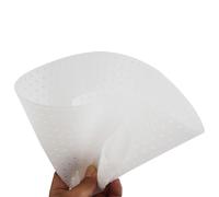 FACAIIO Alfombrilla de silicona resistente al calor para olla arrocera comercial, reutilizable, no absorbe vapor, 18-40 cm, color blanco