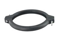 FACAIIO Collar de abrazadera de plástico resistente para filtro de piscina para válvula de 1.5 pulgadas, para repuesto para anillo con tuerca y perno, tamaño 18 x 23 cm