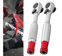 FACAIIO Destornillador profesional rápido de 1/4 pulgadas para llave de carraca, destornillador de doble extremo con acabado resistente a la corrosión y para uso automático