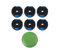 FACAIIO Kit de bobina de repuesto para Greenworks 21212 21272, 6 piezas 29242 29082 y 1 tapa 3410468, cuerda de nailon de 27 pies de 1,65 mm, paquete de 7 en total