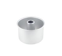 FACAIIO Molde de tubo de gasa de aluminio anodizado con parte inferior extraíble, no para hornear pasteles y postres de ángeles