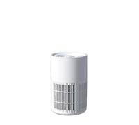FACAIIO Purificador de aire pequeño con carbón activado, iones negativos y para circulación de 360 grados, dormitorio, sala de estar, elimina olores y polvo de mascotas, color blanco