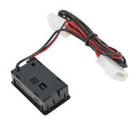 FACAIIO Termómetro digital de coche de 5 a 24 V CC, medidor de temperatura en tiempo real, refrigerante de aceite y agua con sonda impermeable, fácil de instalar