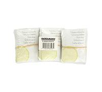 Fackelmann 236523 - Juego de 30 enjuagues para Dedos y toallitas para Dedos (Aroma a limón, lavaplatos, Papel, Aluminio, Blanco, 7 x 5 cm)