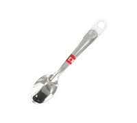 Fackelmann 32033 - Juego de 3 cucharas de café le Bourget, Acero, Gris, 13,5 x 1,8 x 1,3 cm