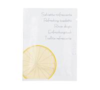 Fackelmann 3652250 - Juego de 15 enjuagues para Dedos (Enjuague), toallita Fresca, Enjuague para Dedos Limón, Papel, Aluminio, Blanco, 2 ML