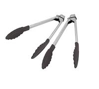 Fackelmann 40376 - Mini alicates multiusos con puntas de nailon y mango de acero, 18 cm, colección suave, color negro y plateado, cantidad: 1 unidad 18/10