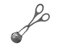 Fackelmann 40921 - Pinzas pequeñas con forma de pulpa de carne, bolas de melón, pescado, arroz, tofu ECC, diámetro 3,5 cm, de acero, Sybaris, (color: plata), cantidad: 1 pieza inoxidable.