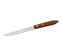 Fackelmann 41723 Nirosta Country, Cuchillo de cocinero, Plata/Marrón, 21 cm)