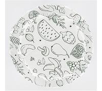 Fackelmann 49036 - Juego de 3 tapas reutilizables de algodón, tapas de conservación de tela lavables, blanco, verde, algodón, 8 cm, 16 cm y 20 cm