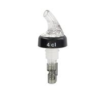 Fackelmann 683152 - Dosificador para alcohol (4 oquilla dosificadora, dosificadora, plástico, transparente, 4 cm de diámetro