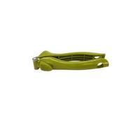 Fackelmann 687072 - Exprimidor de ajo (plástico, 16,8 x 6 cm), color verde, acero inoxidable, plástico orgánico,