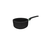Fackelmann 688140 cacerola 18 cm, cacerola antiadherente, cacerola de revestimiento cerámico, cacerola sin PFAS, cacerola para todo fuego, cacerola de inducción, Aluminio, Negro, Verde, 18 cm