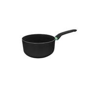Fackelmann 688141 cacerola 20 cm, antiadherente, revestimiento cerámico, sin PFAS, inducción, Aluminio, Negro, Verde, 20 cm