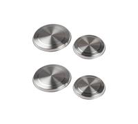 Fackelmann 9928250 9928250-Juego de 2 Fundas, Acero Inoxidable