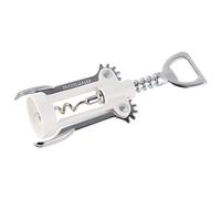 Fackelmann Bar&Wine Sacacorchos Doble Palanca. ABS y acero cromado. Blanco e inox. 16,5cm. 1ud.