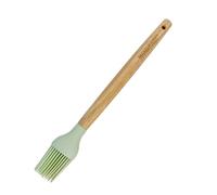 Fackelmann Brocha de cocina con cerdas de silicona, mango de madera, máx. 230 °C, brocha de repostería apta para condimentos y marinados, lavar a mano, tamaño 27 x 4 cm, línea Ocean