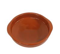 Fackelmann Cazuela de barro tradicional, 16 cm, cerámica, apta gas/eléctrica/microondas y horno