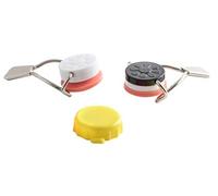 Fackelmann Corchos herméticos para Botellas, 3 Piezas, plástico, Multicolor