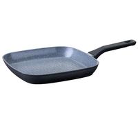 FACKELMANN Cosmo - Sartén parrilla de aluminio prensado, 28 cm de diámetro, revestimiento de cerámica Excilon sin PFAS, mango suave al tacto, limpieza a mano