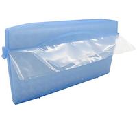 Fackelmann Cubitera para Hacer Hielo Picado, sistema manual para picar hielo sin esfuerzo y sin ruido para Cócteles, Mojito y Caipirinha, Color Azul, 26x14cm, 1 ud