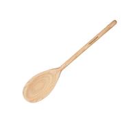 Fackelmann Cuchara de madera de cocina para remover y mezclar los alimentos, Madera de Haya, Utensilios de cocina de madera, Color Natural, 25x4, 5cm, 1ud
