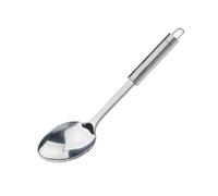FACKELMANN Cucharón cocina acero inoxidable servir con mango ergonómico, 34x7,3x1,5cm, 1ud.