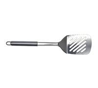 Fackelmann Elemental Cocina, Paleta Pescado, Rasera Ranuras Elegante Acero Inoxidable Mango Tubular, 33,5cm,1ud