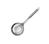Fackelmann Elemental Cocina, Utensilios cocinas. Espumaderas de cocina. Espumadera Acero Inoxidable elegante con mango tubular para fritos, 32,5cm, 1ud