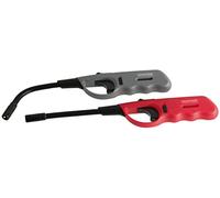 Fackelmann Encendedor de gas recargable polipropileno con tubo flexible 27 cm rojo/gris