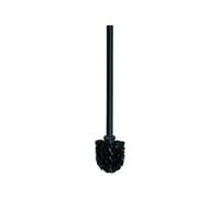 Fackelmann Escobilla de baño New York - Cepillo de Inodoro Negro Mate - Cerdas Fuertes para una Limpieza Profunda - Aprox. 7,5 x 37,5 x 7,5 cm