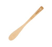 Fackelmann Espátula Mango Plano, espatula madera cocina para repostería. Extender Cobertura Tarta, Utensilios cocina madera. Madera de Haya, Color Natural, 30x4cm, 1 ud