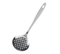 Fackelmann Espumadera Acero Inoxidable, Espumadera para fritos, Escurridor de aceite, óptimo para escurrir líquidos, Material duradero y resistente, 32x10, 5 cm, 1 ud