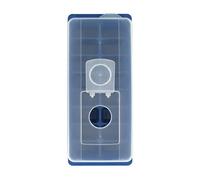 Fackelmann FCK683270 683270-Bandeja Tapa y cápsula, Molde para Cubitos de Hielo, Azul, De plástico, 26x11cm, 26 cm