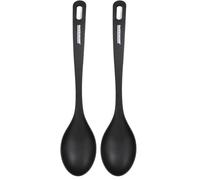 Fackelmann Fenix Cucharón de Cocina, Material RPET 100% Reciclado, Plástico Reciclable con Alta Resistencia al Calor hasta 230ºC, Alta Durabilidad, Anti Rayaduras, Color Negro, 31 cm, 1 ud.