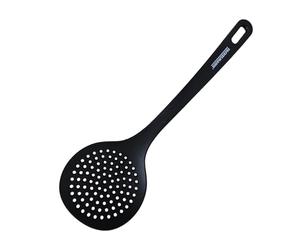 Fackelmann Fenix Espumadera de Cocina, Material RPET 100% Reciclado, Plástico Reciclable con Alta Resistencia al Calor hasta 210ºC, Alta Durabilidad, Anti Rayaduras, Color Negro, 31x8 cm, 1 ud.
