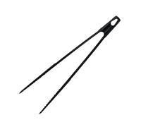 Fackelmann Fenix Pinzas de Cocina, Material RPET 100% Reciclado, Plástico Reciclable con Alta Resistencia al Calor hasta 230ºC, Alta Durabilidad, Anti Rayaduras, Color Negro, 30 cm, 1 ud.