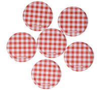 Fackelmann Food & More - Tapas para tarros, color rojo