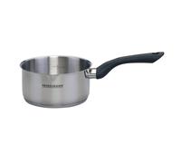 Fackelmann Geneva Cacerola 16X8 cms, Capacidad 1,5 Litros, Cazo de Acero Inoxidable con Núcleo de Aluminio, Resistente a Corrosión y Fácil de Limpiar, Distribución Uniforme del Calor