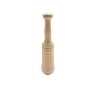 Fackelmann Mano para mortero de haya – para ajo y especias, 4x20 cm, color natural, 1 ud