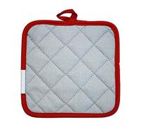 Fackelmann Manopla de Cocina aluminizada Bicolor, algodón, Plateado, Gris