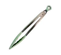 Fackelmann Ocean Pinzas de Cocina, Pinzas de Silicona de Tacto Suave y Resistentes a Altas Temperaturas, Núcleo Rígido de Acero, Aptas para Lavavajillas, Color Verde Agua, 1 ud