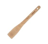 Fackelmann Paleta Espátula Mango Plano sin Ranuras para freír o Asar a la Plancha, utensilios de cocina madera cocina, fabricado en madera de haya, 30x4cm. 1ud