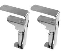 Fackelmann Pinzas Sujeta Manteles Ajustables para Tableros Desde 1,8 a 5,4 cm de Grosor, Fijación Fuerte, Acero Inoxidable Resistente y Duradero, Incluye 4 uds (Paquete de 2)
