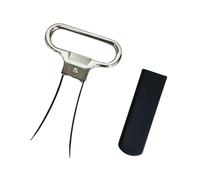Fackelmann Sacacorchos Profesional de Sumiller, Sacacorchos de Láminas con Abridor de Botellas, Duradero y Resistente, Zinc y ABS, 11x5 cm