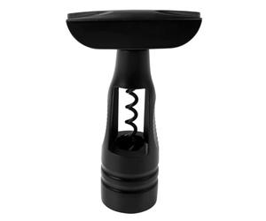 Fackelmann Sacacorchos Sin Fin Profesional, Abridor de Botellas de Vino con Espiral de Acero, Apto para Tapones de Plástico, 15x9 cm, 1 ud.